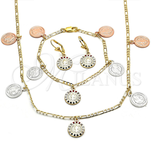 Gold Filled Ring — Necklace Bracelet and Earring San Benito and Elephant — main product view — SKU 117737 | Oro Laminado anillo — Necklace Bracelet and Earring San Benito and Elephant — SKU 117737