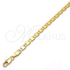 Oro Laminado Basic Necklace, Gold Filled Style Polished, Golden Finish, 04.63.1335.24 (100 Gauge, 05 MM Thickness, 24 Inches Length)