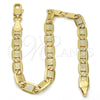 Oro Laminado Basic Bracelet, Gold Filled Style Polished, Golden Finish, 04.63.1337.08 (100 Gauge, 05 MM Thickness, 8 Inches Length)