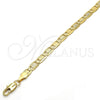 Oro Laminado Basic Necklace, Gold Filled Style Polished, Golden Finish, 04.63.1337.24 (100 Gauge, 05 MM Thickness, 24 Inches Length)