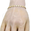 Oro Laminado Basic Bracelet, Gold Filled Style Polished, Golden Finish, 04.63.1340.08 (100 Gauge, 05 MM Thickness, 8 Inches Length)