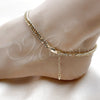 Oro Laminado Basic Anklet, Gold Filled Style Polished, Golden Finish, 04.63.1341.10 (100 Gauge, 05 MM Thickness, 10 Inches Length)