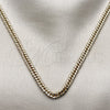 Oro Laminado Basic Necklace, Gold Filled Style Polished, Golden Finish, 04.63.1341.24 (100 Gauge, 05 MM Thickness, 24 Inches Length)