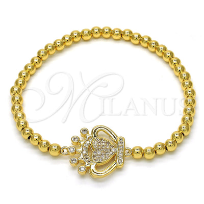 Dorado Oro Laminado Pulsera, vista principal del producto por Mayoreo, vista principal del producto