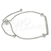 Rhodium Gold Filled Fancy Bracelet, with White Micro Pave, Polished, Rhodium Finish, 03.155.0036.10 (01 MM for wholesale, additional product view 5