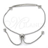 Rhodium Gold Filled Fancy Bracelet, with White Micro Pave, Polished, Rhodium Finish, 03.155.0036.10 (01 MM for wholesale, additional product view 6