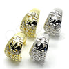 Rhodium Gold Filled Huggie Hoop, with White Cubic Zirconia, Polished, Rhodium Finish, 02.266.0006.20