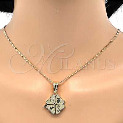 Gold Filled Gold-Filled Elephant and Owl Pendant 05.120.0070 for wholesale, main product view