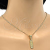 Oro Laminado Fancy Pendant, Gold Filled Style Elephant and Owl Design, Polished, Golden Finish, 05.120.0081