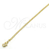 Oro Laminado Basic Necklace, Gold Filled Style Mariner Design, Polished, Golden Finish, 04.213.0079.18 (02 MM Thickness, 18 Inches Length)