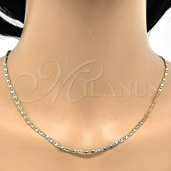 Gold Filled Necklace — Basic Necklace Polished 04. 03 MM Thickness 24 — alternate product view — SKU 118164 | Oro Laminado collar — básico Necklace pulido 04. 03 MM Thickness 24 — SKU 118164
