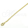 Oro Laminado Basic Necklace, Gold Filled Style Polished, Golden Finish, 04.213.0083.24 (03 MM Thickness, 24 Inches Length)