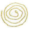 Oro Laminado Basic Necklace, Gold Filled Style Polished, Golden Finish, 04.213.0083.24 (03 MM Thickness, 24 Inches Length)