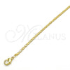 Oro Laminado Basic Necklace, Gold Filled Style Polished, Golden Finish, 04.213.0084.24 (02 MM Thickness, 24 Inches Length)