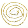 Oro Laminado Basic Necklace, Gold Filled Style Polished, Golden Finish, 04.213.0084.24 (02 MM Thickness, 24 Inches Length)