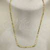 Oro Laminado Basic Necklace, Gold Filled Style Polished, Golden Finish, 04.213.0084.24 (02 MM Thickness, 24 Inches Length)