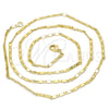 Oro Laminado Basic Necklace, Gold Filled Style Polished, Golden Finish, 04.213.0085.24 (02 MM Thickness, 24 Inches Length)