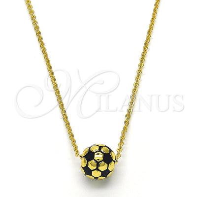 Collar de Oro Laminado 04.313.0004.1.18 por Mayoreo, vista principal del producto