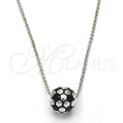 Rhodium Gold-Filled Ball Necklace 04.313.0005.18 — main product image — SKU 118218 | Collar de Oro Laminado con Rodio 04.313.0005.18 — imagen principal del producto — SKU 118218
