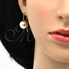 Oro Laminado Leverback Earring, Gold Filled Style Polished, Golden Finish, 02.163.0046