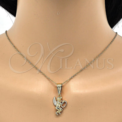 Gold-Filled Angel and Heart Pendant 05.120.0079.1 — main product image — SKU 118247 | Dije de Oro Laminado 05.120.0079.1 — imagen principal del producto — SKU 118247