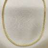 Oro Laminado Basic Necklace, Gold Filled Style Polished, Golden Finish, 04.213.0094.24 (03 MM Thickness, 24 Inches Length)