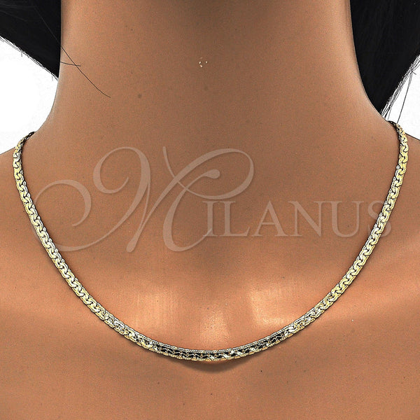 Gold Filled Necklace — Basic Necklace Polished 04. 03 MM Thickness 24 — main product view — SKU 118424 | Oro Laminado collar — básico Necklace pulido 04. 03 MM Thickness 24 — SKU 118424