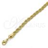 Oro Laminado Basic Necklace, Gold Filled Style Rope Design, Polished, Golden Finish, 04.213.0103.18 (05 MM Thickness, 18 Inches Length)
