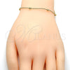 Oro Laminado Fancy Bracelet, Gold Filled Style Polished, Golden Finish, 03.318.0006.08 (02 MM Thickness, 8 for wholesale, additional product view 3