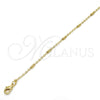 Oro Laminado Basic Necklace, Gold Filled Style Polished, Golden Finish, 04.318.0002.18 (02 MM Thickness, 18 Inches Length)