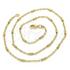 Oro Laminado Basic Necklace, Gold Filled Style Polished, Golden Finish, 04.318.0002.18 (02 MM Thickness, 18 Inches Length)