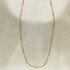 Oro Laminado Basic Necklace, Gold Filled Style Polished, Golden Finish, 04.318.0002.18 (02 MM Thickness, 18 Inches Length)