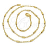 Oro Laminado Basic Necklace, Gold Filled Style Polished, Golden Finish, 04.318.0004.18 (02 MM Thickness, 18 Inches Length)