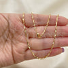 Oro Laminado Basic Necklace, Gold Filled Style Polished, Golden Finish, 04.318.0005.18 (02 MM Thickness, 18 Inches Length)