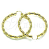 Oro Laminado Large Hoop, Gold Filled Style Polished, Golden Finish, 02.170.0215.60