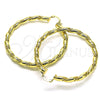 Oro Laminado Large Hoop, Gold Filled Style Polished, Golden Finish, 02.170.0215.60