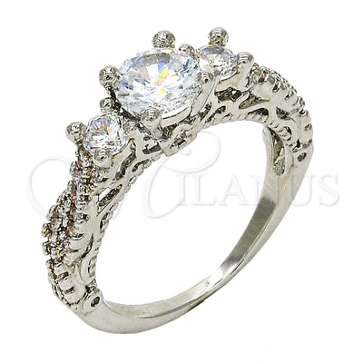 White Gold Filled Rhodium Gold-Filled Ring 01.94.0002.1.08 for wholesale, main product view