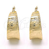 Oro Laminado Small Hoop, Gold Filled Style Polished, Golden Finish, 02.261.0021.20