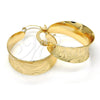 Oro Laminado Small Hoop, Gold Filled Style Polished, Golden Finish, 02.261.0021.20