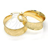 Oro Laminado Small Hoop, Gold Filled Style Polished, Golden Finish, 02.261.0021.20