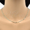 Oro Laminado Basic Necklace, Gold Filled Style Mariner Design, Polished, Golden Finish, 04.213.0030.22 (02 MM Thickness, 22 Inches Length)