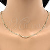 Oro Laminado Basic Necklace, Gold Filled Style Figaro Design, Polished, Golden Finish, 04.213.0110.24 (03 MM Thickness, 24 Inches Length)