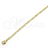 Oro Laminado Basic Necklace, Gold Filled Style Polished, Golden Finish, 04.213.0070.24 (03 MM Thickness, 24 Inches Length)
