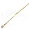 Oro Laminado Basic Necklace, Gold Filled Style Polished, Golden Finish, 04.213.0096.20 (02 MM Thickness, 20 Inches Length)
