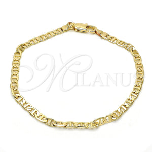 Gold Filled Bracelet — Basic Bracelet Mariner Design Polished 03.63. 0.80 Gauge — main product view — SKU 118960 | Oro Laminado brazalete — básico Bracelet Mariner diseño pulido 03.63. 0.80 Gauge — SKU 118960