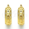 Oro Laminado Medium Hoop, Gold Filled Style Polished, Golden Finish, 02.106.0012.30