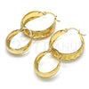 Oro Laminado Medium Hoop, Gold Filled Style Polished, Golden Finish, 02.106.0012.30