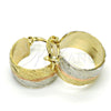 Gold Filled Small Hoop, Tricolor, 02.163.0039.1.15
