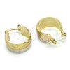 Gold Filled Small Hoop, Tricolor, 02.163.0039.1.15