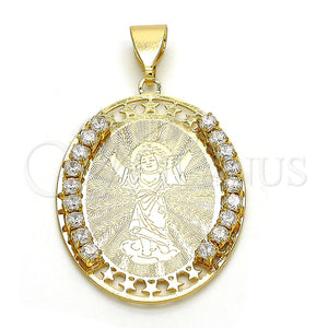 Gold Filled Pendant — Religious Pendant Divino NiÃ±o and Star Design with — main product view — SKU 119194 | Oro Laminado dije — Religious Pendant Divino NiÃ±o and estrella diseño with — SKU 119194